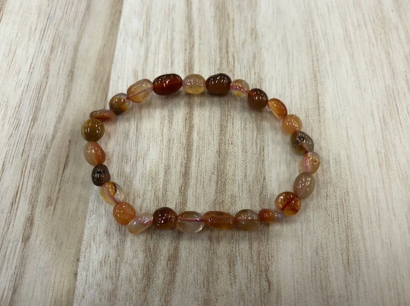 Pulsera Cornalina forma